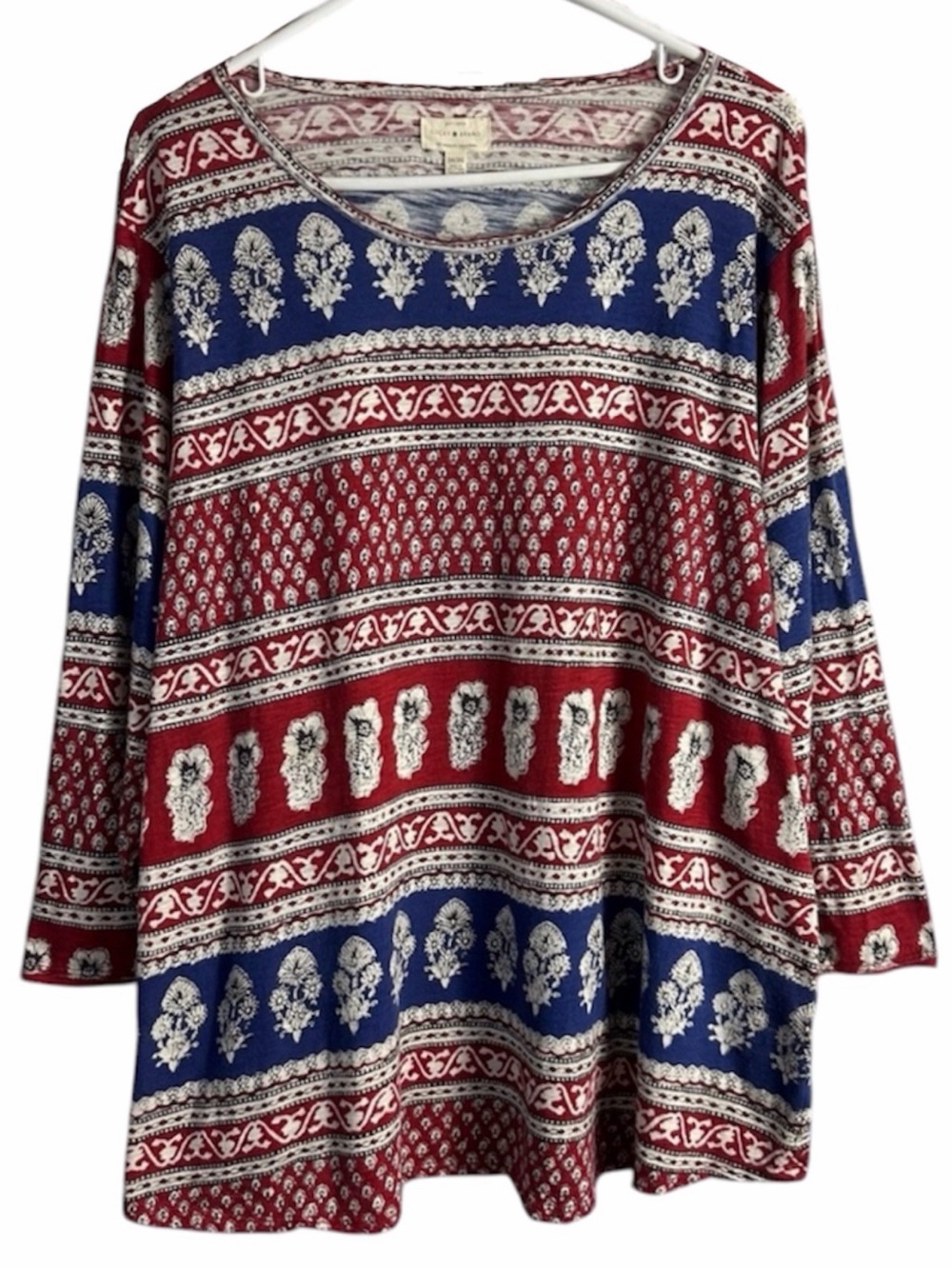 Lucky Brand Boho Print Top